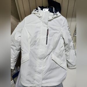 Tommy Hilfiger white hooded jacket